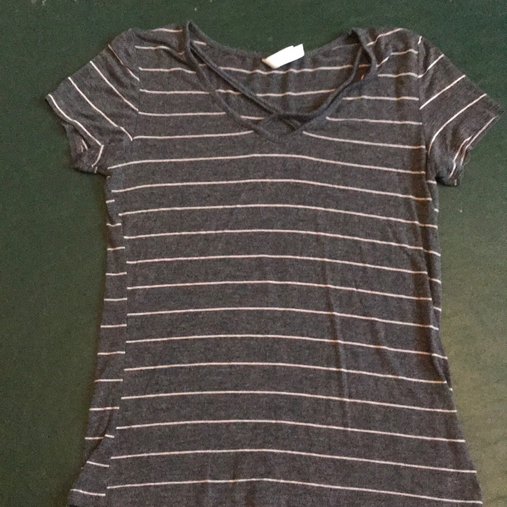 Grey and Pink T shirt